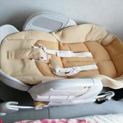 (受渡予定者決定)コンビ　ハイローチェア　手動　Combi ハイ&ロースウィングラック　ロアンジュRU490 新生児〜4歳の画像