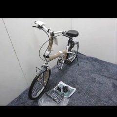 新品！CAPTAIN STAG 20インチ 折りたたみ自転車 Oricle オリクル　シマノ6段変速の画像