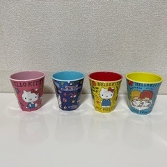 メラミンカップ／コップ、マグカップ、小皿14個セットの画像