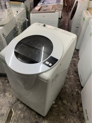 5KM以内配送無料8KG AQUA アクア AQW-LV800F(W) [簡易乾燥機能付き洗濯機 SLASH