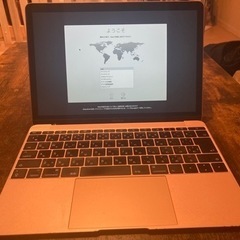 【絶版】MacBook 12 inch retina,2017 ローズゴールド　動作良好初期化済みの画像