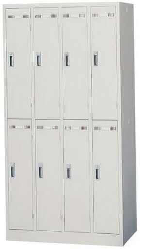 【お値下げして再出品】スチールロッカー生興　SLK-8　シリンダー錠２本付　未使用品