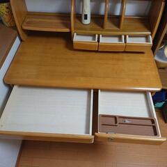  美品 学習机 収納三段ケース  の画像