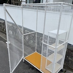 キャットケージ猫用【自作】大型ケージ「一点もの」の画像