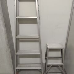 大・小２点セット　脚立　踏み台　はしご　ステップ　作業台