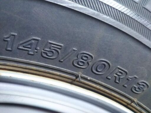 冬 軽乗用車 13インチ【富山市 手渡し】ブリジストン VRX 145/80R13 タント ムーブ アルト N-BOX ワゴンR スペーシア EK デイズ Nボックス 2017ｙ中古 4本