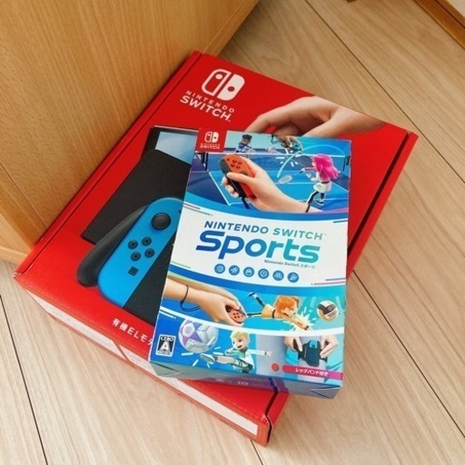 Nintendo Switch(有機ELモデル)とswitch sports