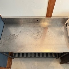 【お値下げしました‼︎】業務用ステンレス台（取りに来てくれる方限定）の画像