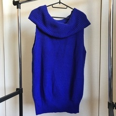 ノースリーブのニットワンピース👗