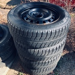 冬タイヤ 205/65R15 セレナ等用ホイール付きスタッドレス...