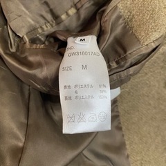 グローバルワーク　チェスターコートの画像