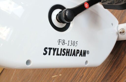 札幌 動作確認済 STYLISHJAPAN フィットネスバイク FB-1305 静音 折りたたみ 8段階負荷 マグネット式 心拍数計測