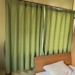 （決まりました）一間用カーテン　レース付き