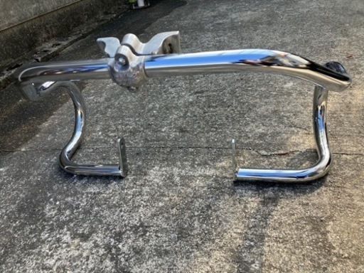 美品‼️GT380 エンジンガード ヒヅキ製メッキ 限定品！