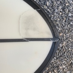 【サーフボード】初心者向けファンボード、フィン付、MASTERWORKSの画像