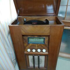 電気蓄音機　希少品　アンティーク　古物　昭和30年代後半　当時物
