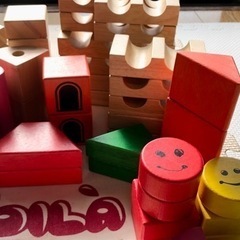★エトボイラ　知育玩具　積み木★の画像