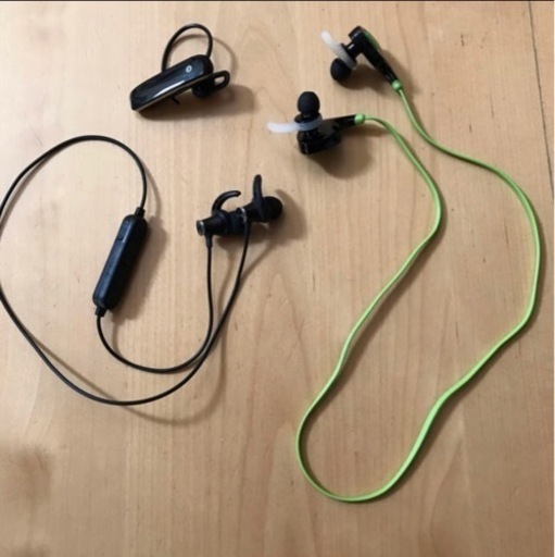 イヤホン3種類　Bluetooth