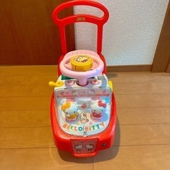 【あげます】サンリオ ハローキティ 手押し棒付き 三輪車の画像
