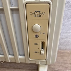 富士ホーロー　CARASARA  電気パネルヒーターの画像