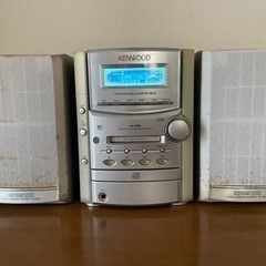【終了】KENWOOD CD MD プレイヤー コンポ ラジオ視聴