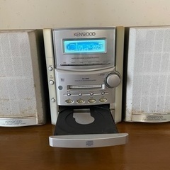 【終了】KENWOOD CD MD プレイヤー コンポ ラジオ視聴の画像
