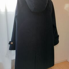 【値下げしました】POUDOUDOU　コート　Aライン　ネイビーの画像