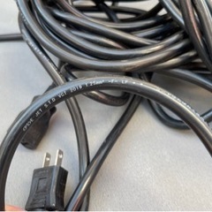 最終値引　使用2回　茨城水戸　20m 延長電源コード　15A. 1500Wの画像
