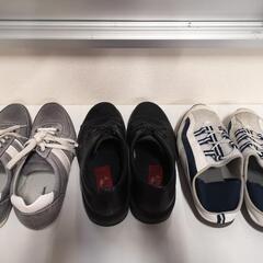 安全靴、カジュアルシューズ、3足まとめての画像