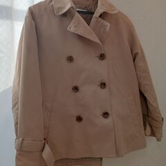 【値下げしました】a.v.v コート　ショート丈　ベージュ