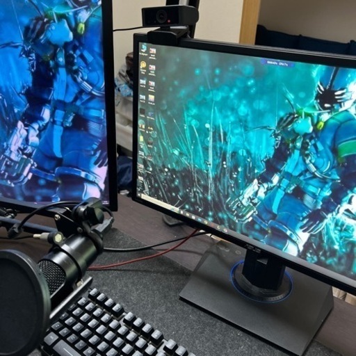 【セット】ゲーミングPC モニター マイク カメラ セット
