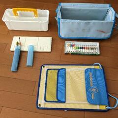 絵の具セット、探検バック