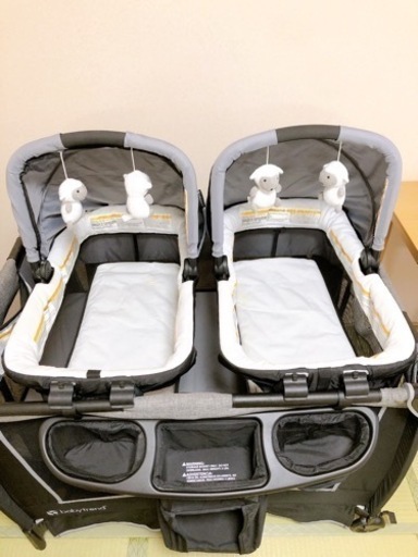ベビートレンド babytrend 双子 ベビーベッド プレイヤード