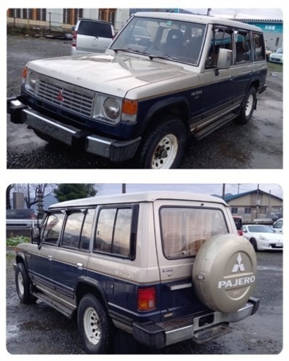 三菱 パジェロ　昭和63年 L049GW ミッションAT エクシード４WD ターボ 書類あり