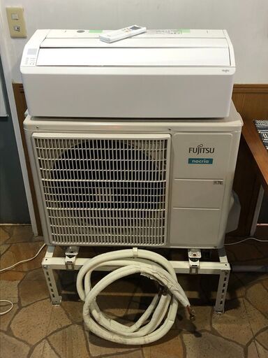 FUJITSU ルームエアコン  冷暖房兼用　2018年製 nocria（ノクリア） AS-567TK2 リモコン付き 200V