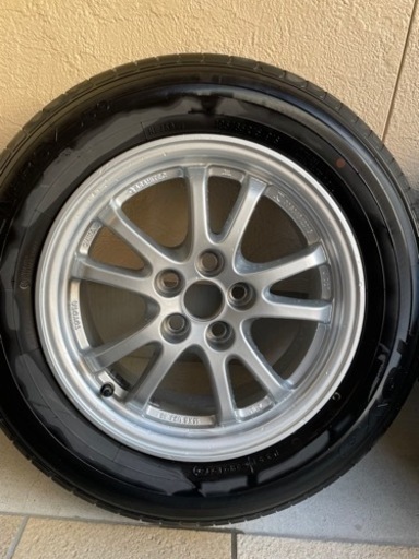 プリウス　５０　１５インチ純正ホイール+タイヤ　6.5J 5穴 100 +40