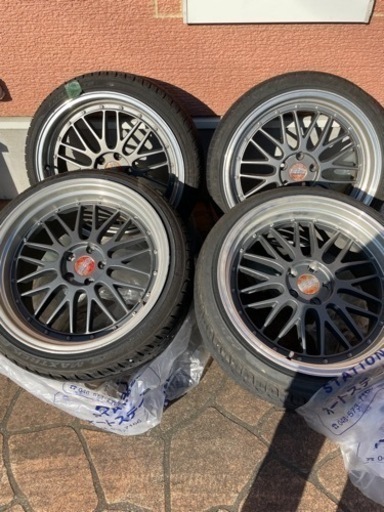 【2/16まで】BBS風20インチ タイヤほぼ新品 4本セット