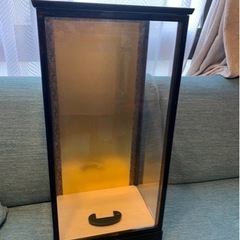 羽子板用ガラスケース（オルゴール付き）