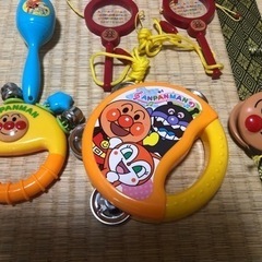 ①受け渡し取引中　アンパンマン のおもちゃ楽器玩具一式