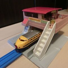 プラレール　プラキッズ橋上駅と車両２編成セット№Iの画像