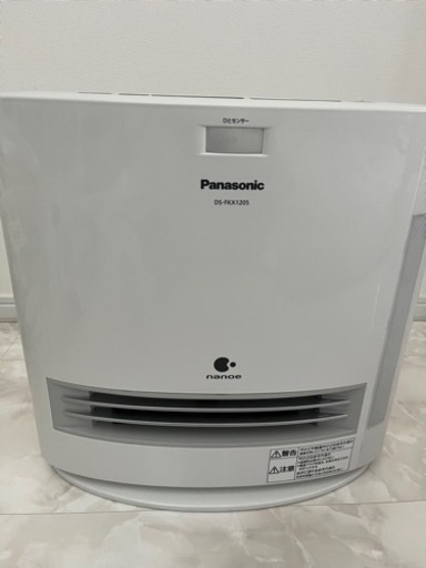 ファンヒーター　加湿器　Panasonic ナノイー　セラミック