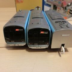 （商談成立）プラレール　プラキッズ橋上駅と車両２編成セット№Ｍの画像