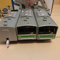 （商談成立）プラレール　プラキッズ橋上駅と車両２編成セット№Ｍの画像