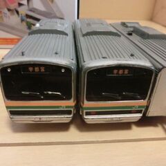 プラレール　プラキッズ橋上駅と車両２編成セット№Ｐの画像