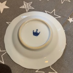 美濃焼 寿陶苑 洋食器美濃焼/王冠印 ブルーフラワー ソーサー の画像