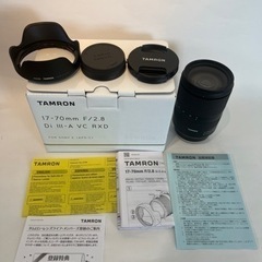 【美品】タムロン 17-70mm F/2.8 Di III-A VC RXDの画像