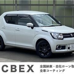 【オートローンの不安な方大歓迎】スズキ イグニス1.2 ハイブリッド MX セーフティパッケージ装着車　全方位モニタ-　ETC　純正ナビ　HB （ホワイト）の画像