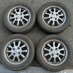 中古155/65R13スタッドレスアルミ付き４本セットの画像