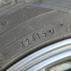 中古155/65R13スタッドレスアルミ付き４本セットの画像
