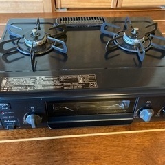 美品中古　ガスコンロ　ガステーブル　ガス台　LPガス用　IC-S...